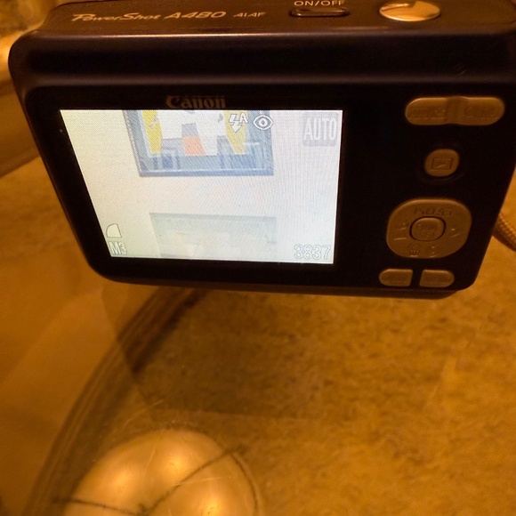 Canon PowerShot A480 10.0MP Digital Camera Blue Tested & Working - Picture 8 of 10